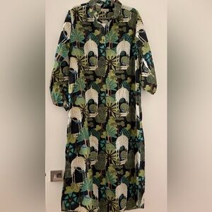 Fitzroy & Willa Floral Print Sleeve Dress